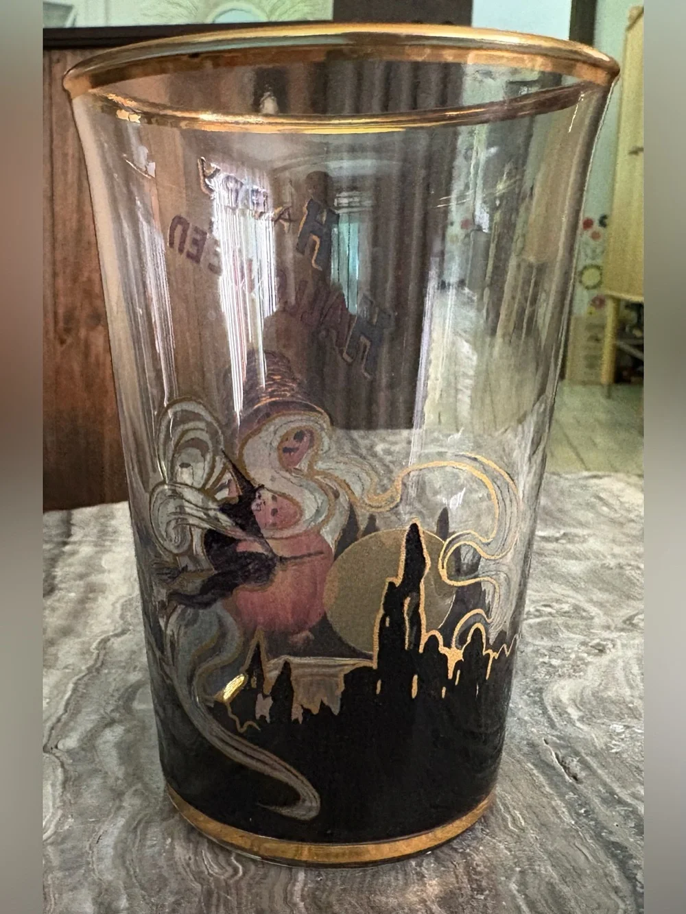 NWOT Williams Sonoma Vintage Halloween Tumblers, Set of 4